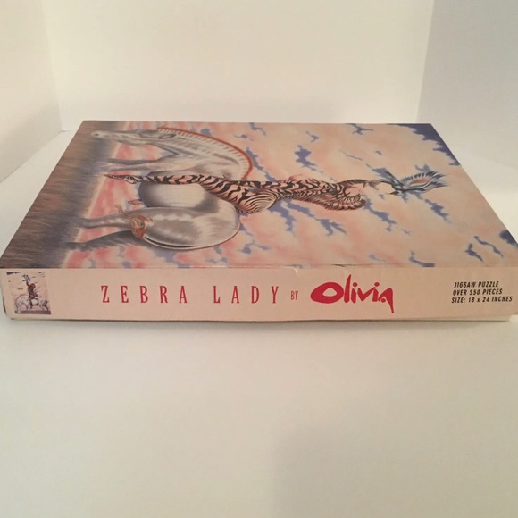 Zebra Lady Puzzle Olivia de Berardinis Fantasy Art - Picture 7 of 12